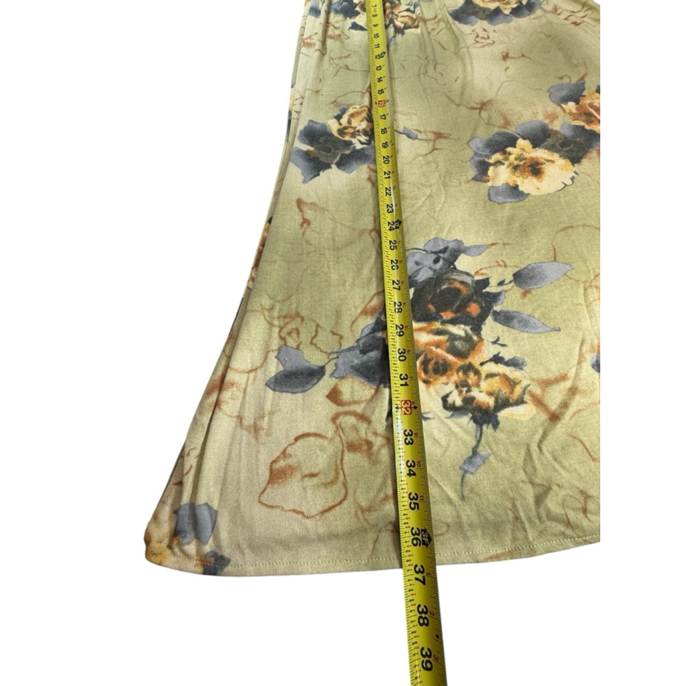 MSX Casuals Green Floral Skirt Three Piece Set XL - Picture 6 of 15